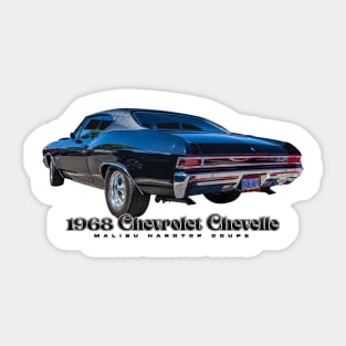 1968 Chevrolet Chevelle Malibu Hardtop Coupe Sticker